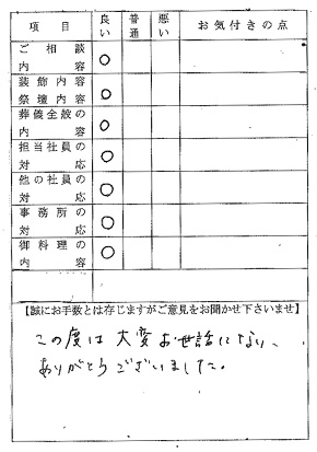 実際のお客様よりの声