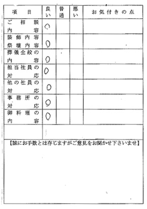 実際のお客様よりの声